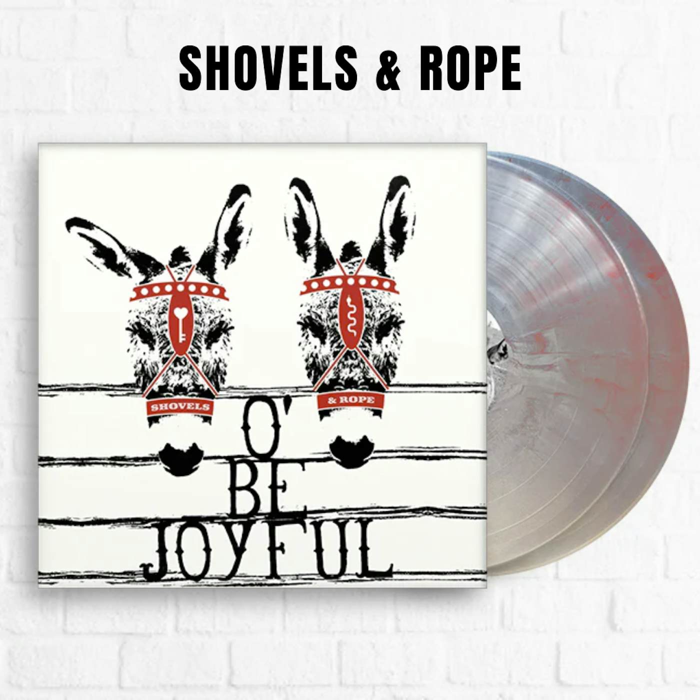 Shovels & Rope O Be Joyful 10 Year Anniversary [2xLP] [Exclusive Red & Silver Swirl]