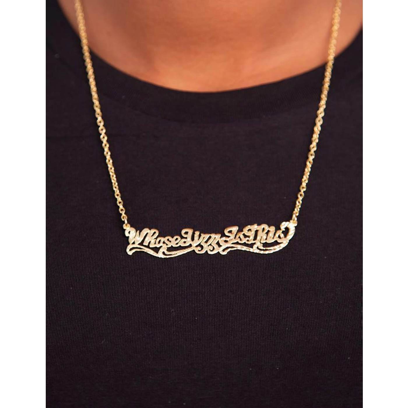 Peaches Whose Jizz Is This Necklace In Gold By Snash Jewelry