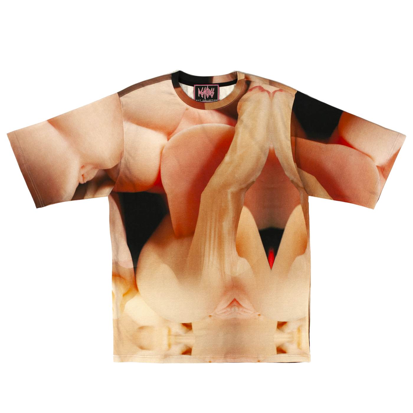 Peaches Limited Edition Orgy Stills Allover Printed T-shirt