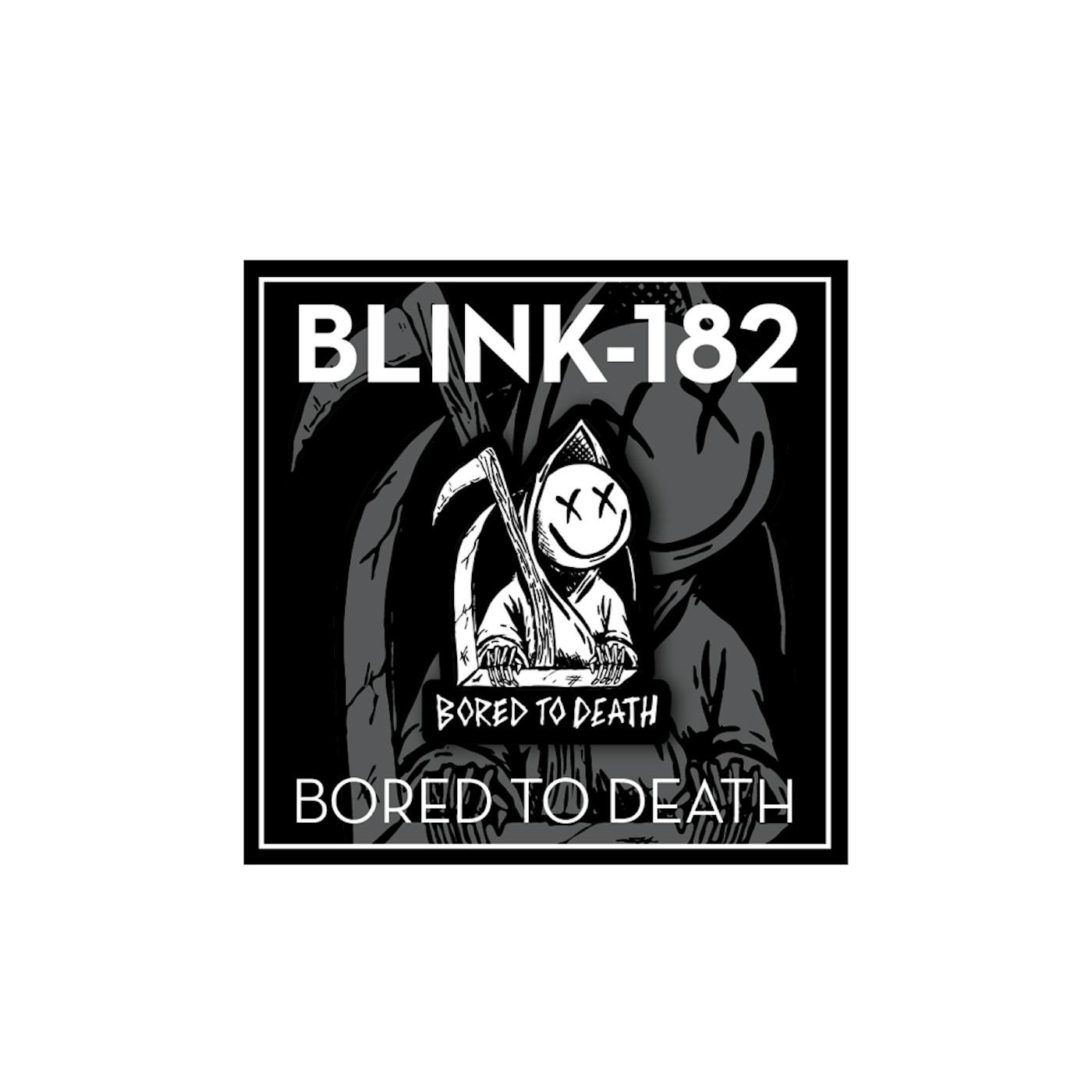 blink-182 BORED TO DEATH ENAMEL PIN - BLACK*