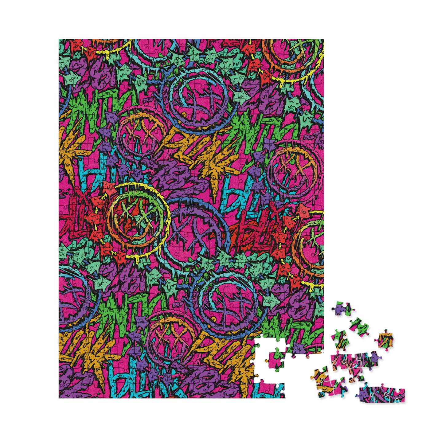 BLINK-182 Slime Logo Smiley 500 pc Puzzle
