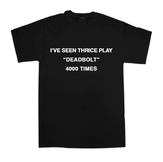 Thrice DEADBOLT TSHIRT