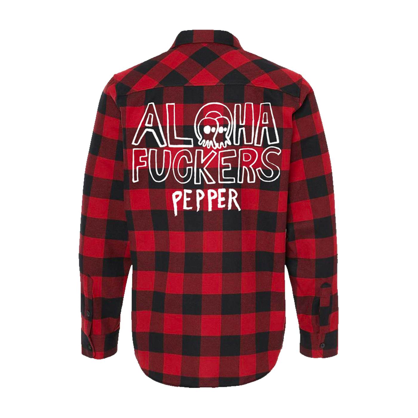 Pepper Aloha Fuckers Red Flannel