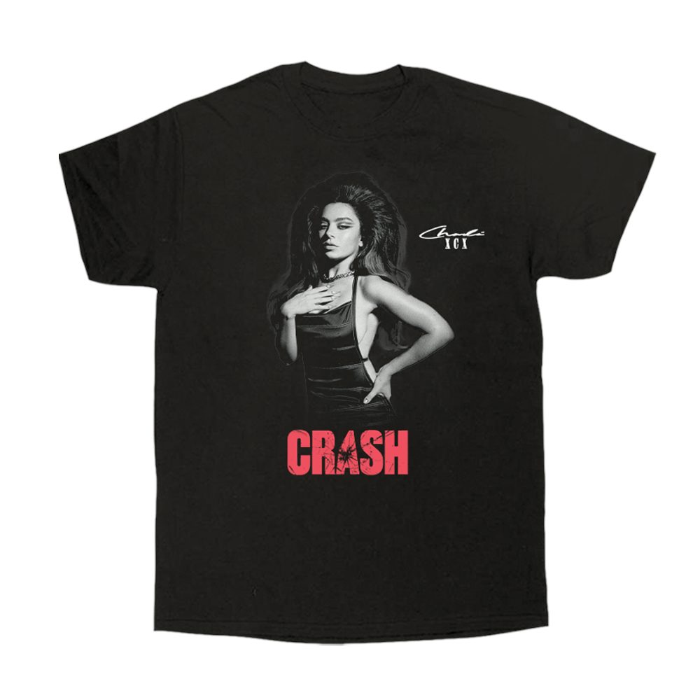 Charli XCX CRASH ALBUM BLACK TSHIRT