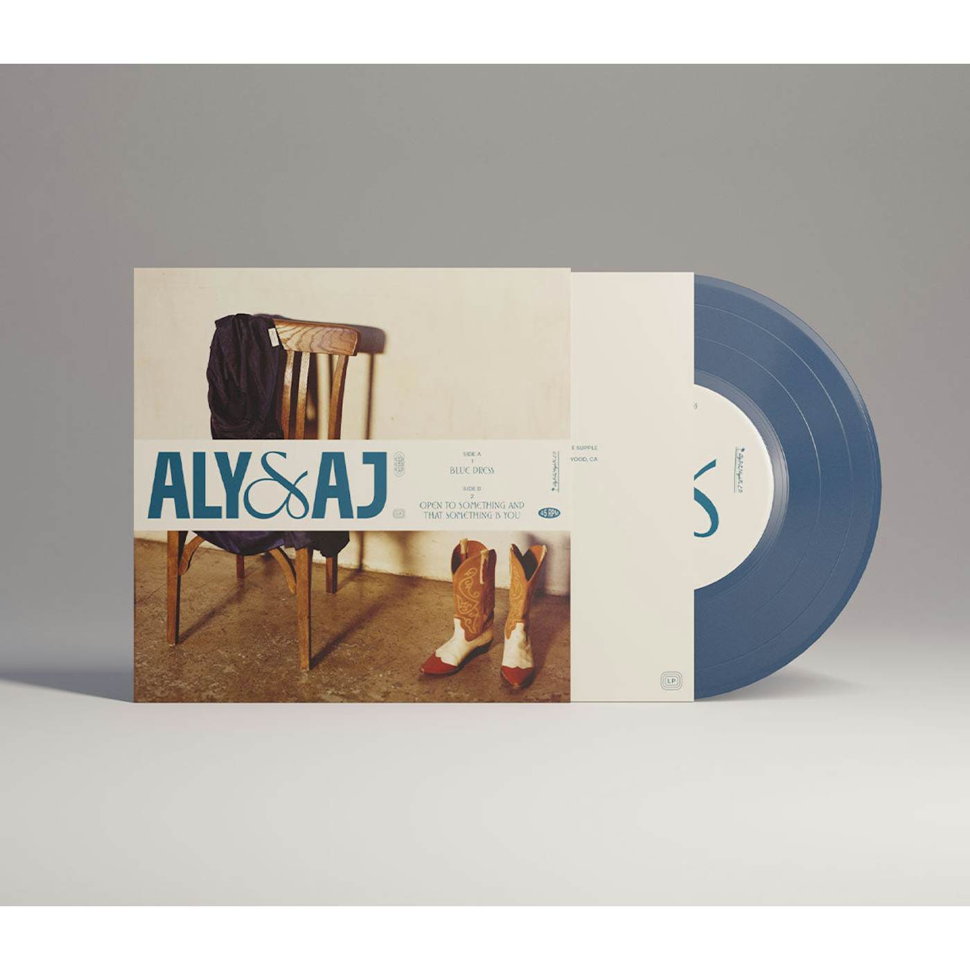 Aly & AJ Blue Dress/Open to Something and That Something is You Dusk Blue 7"