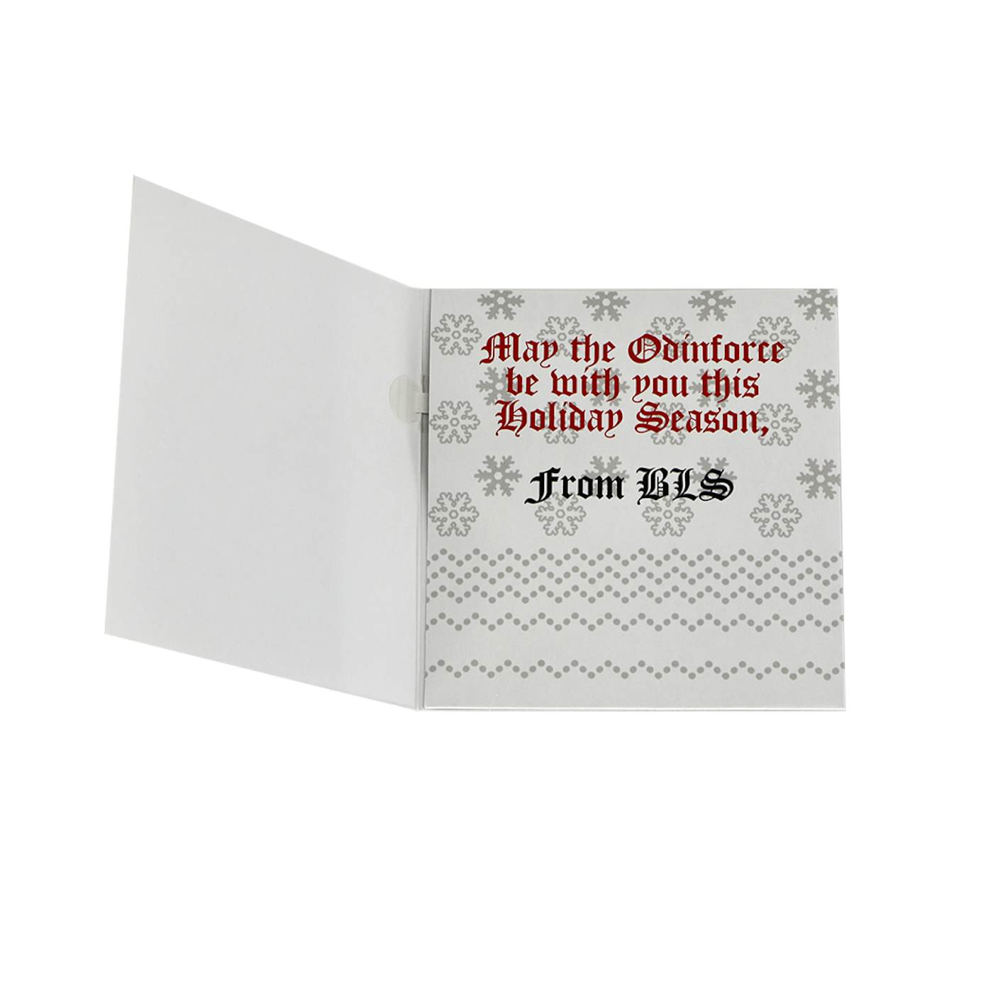 Black Label Society BLS Odin Force Holiday Card