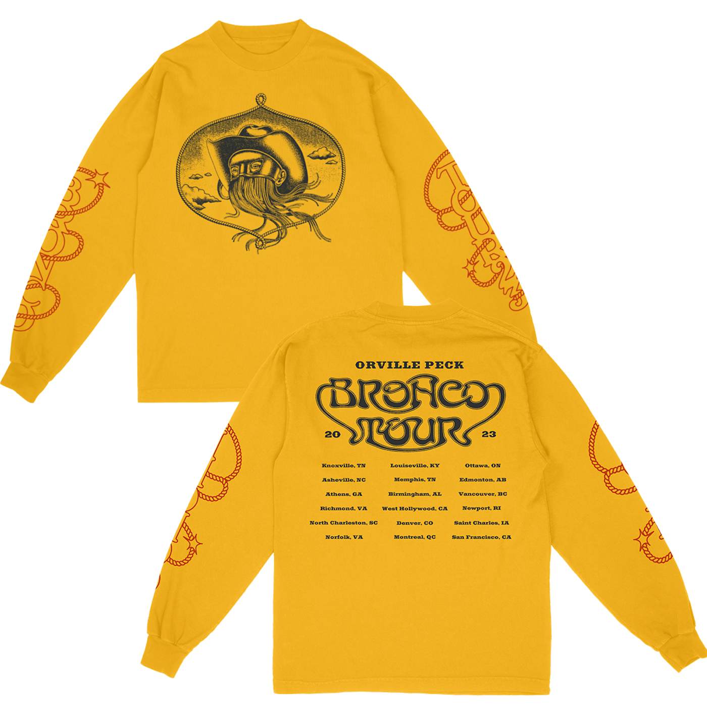 Orville Peck Gold Bronco Tour Longsleeve