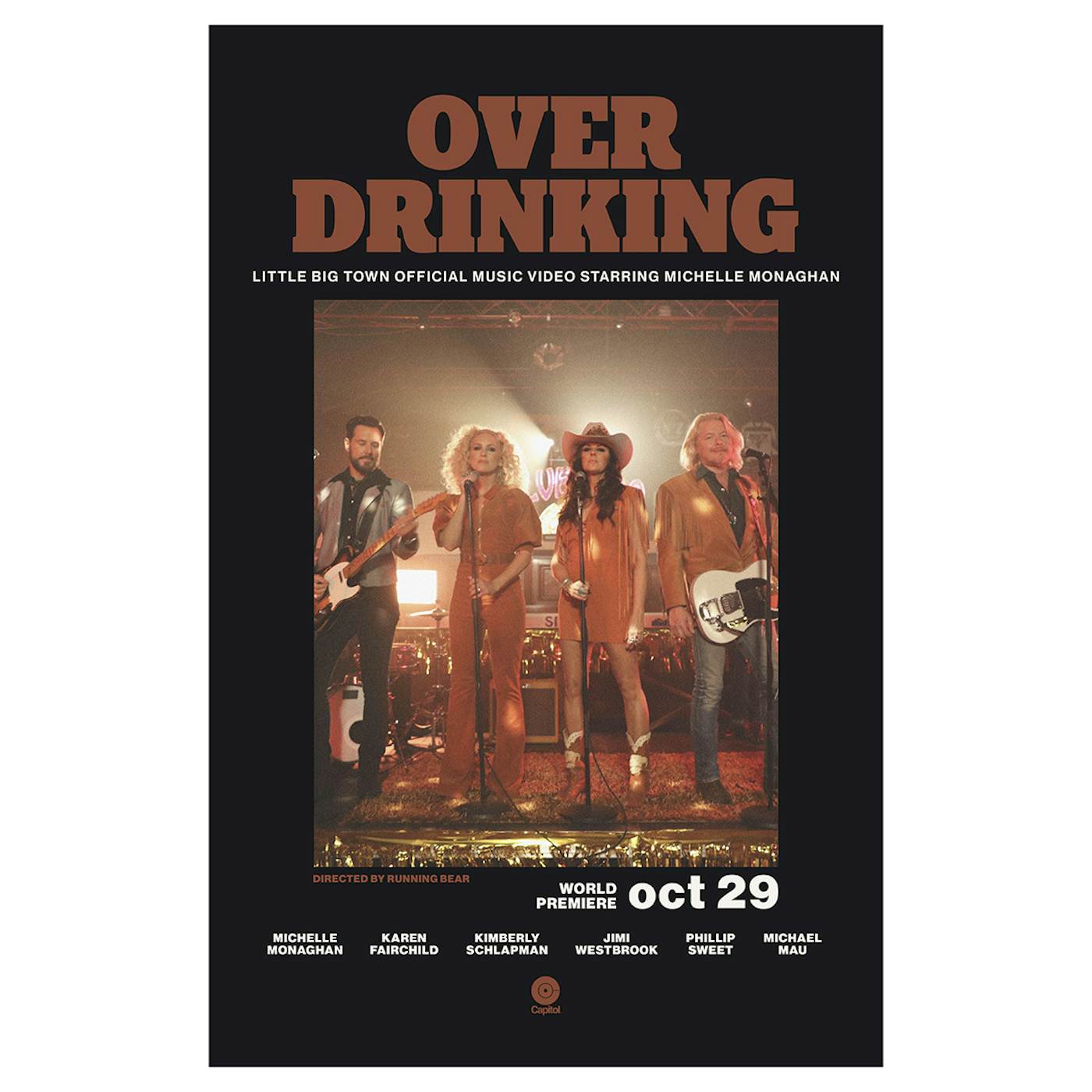 Little Big Town Over Drinking Poster