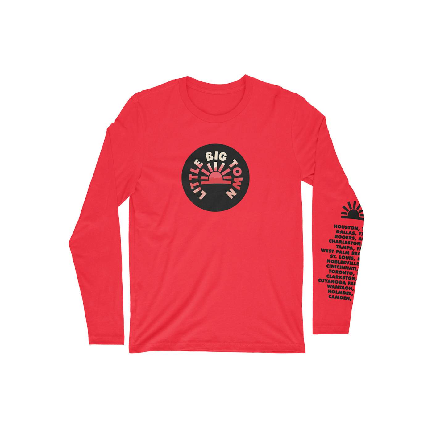 Little Big Town Red Longsleeve T-Shirt