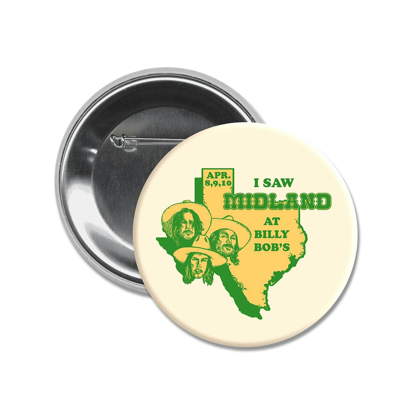 I Saw Midland at Billy Bob's Cream Button