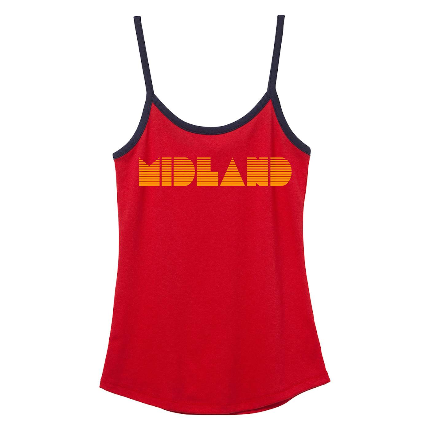 Midland Logo Ringer Tank Top