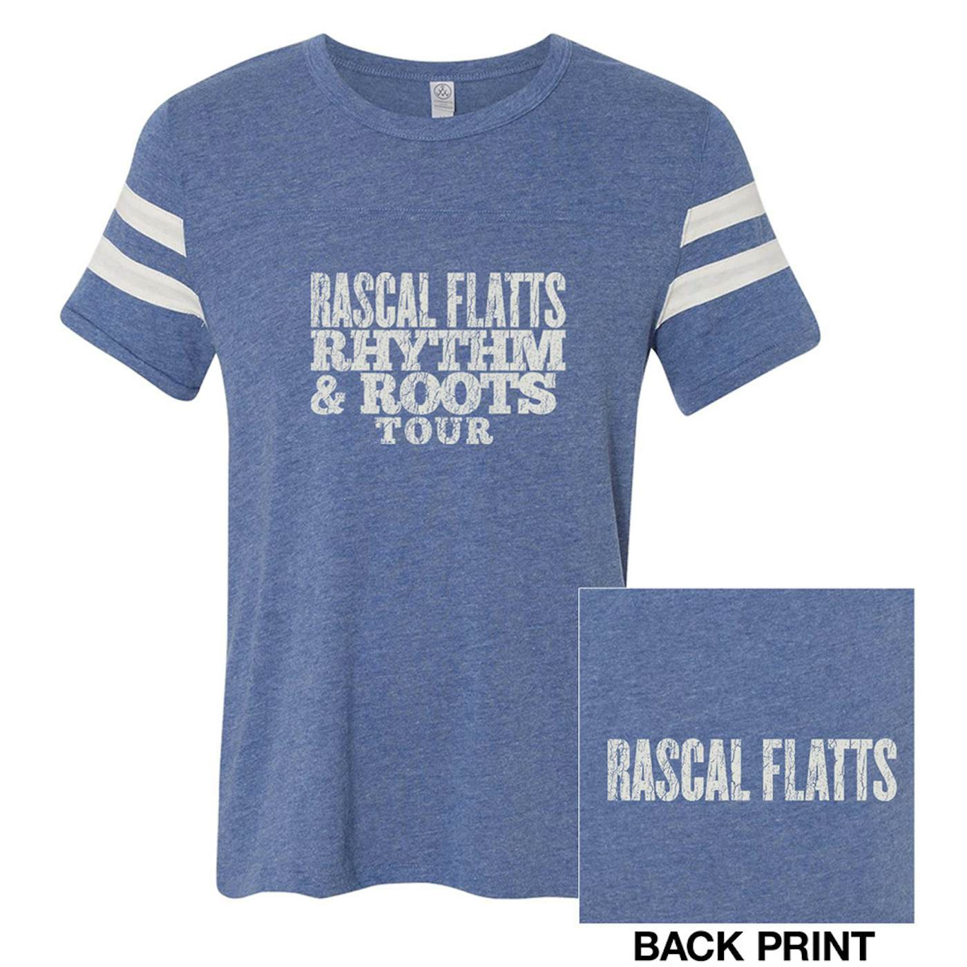 Rascal Flatts Rhythm & Roots Football T-Shirt
