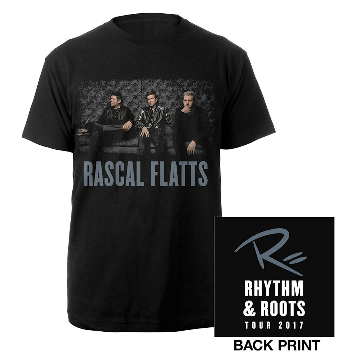 Rascal Flatts Rhythm & Roots 2017 Photo T-Shirt