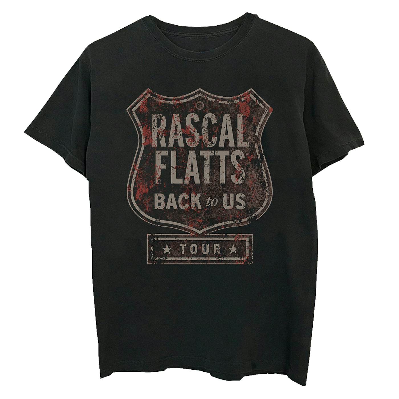 Rascal Flatts Vintage Logo Dateback Tour T-Shirt