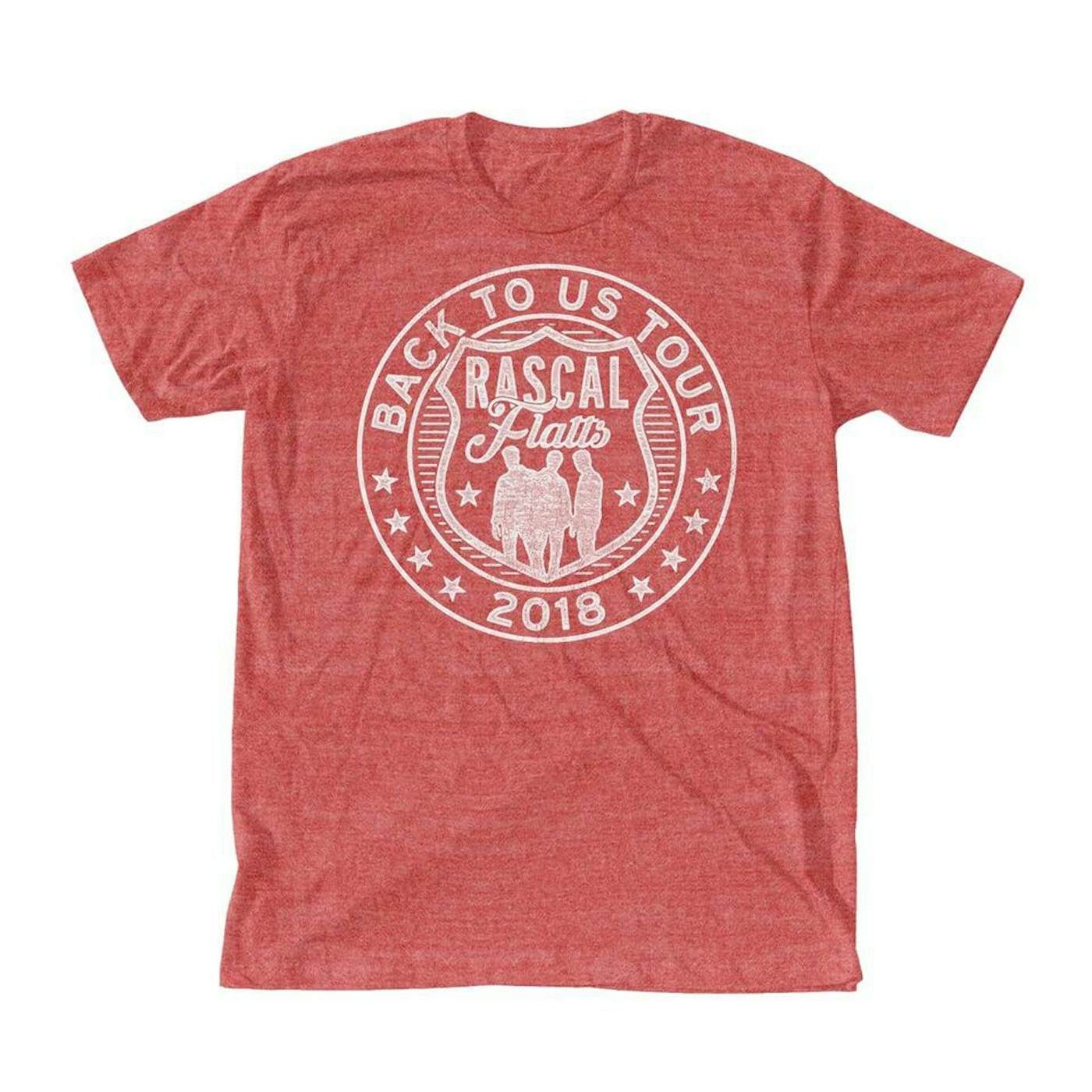 Rascal Flatts Red Back to Us Tour Logo T-Shirt