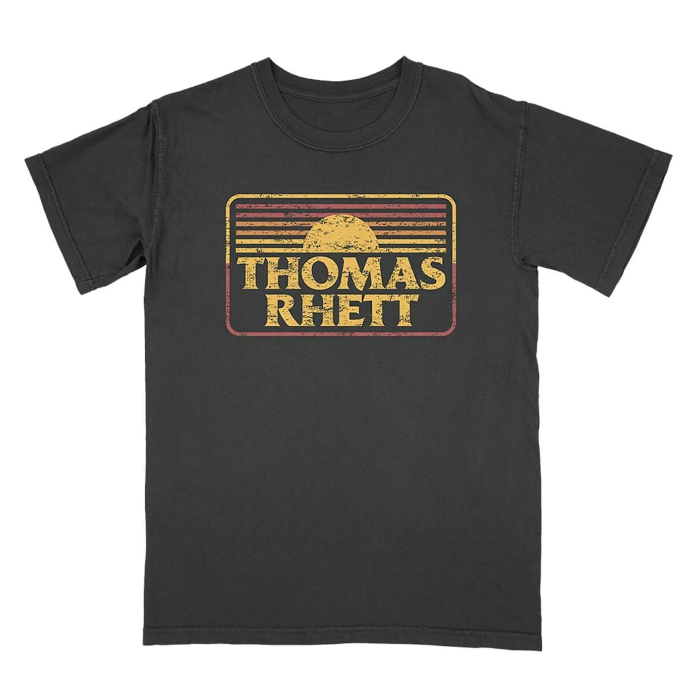 Thomas Rhett Sunset Logo Black T-Shirt