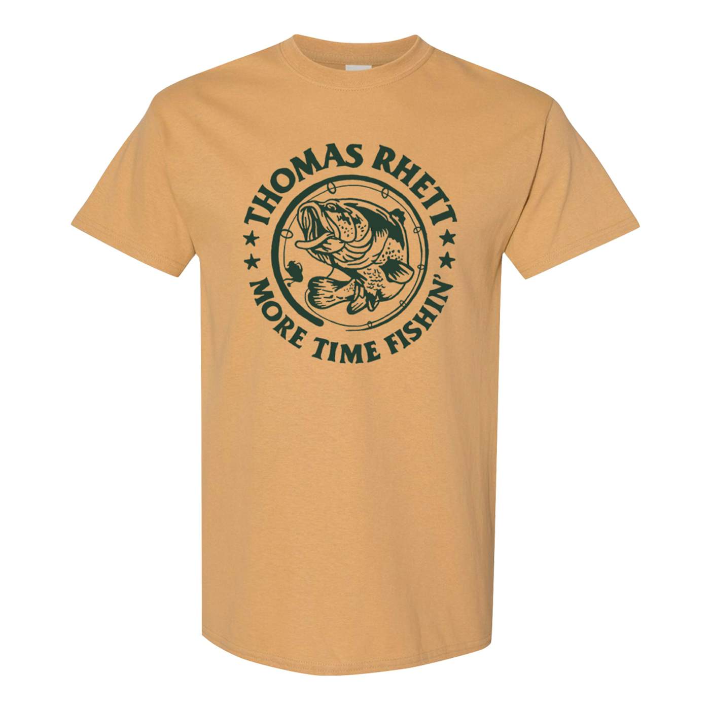 Thomas Rhett More Time Fishin' Yellow T-Shirt