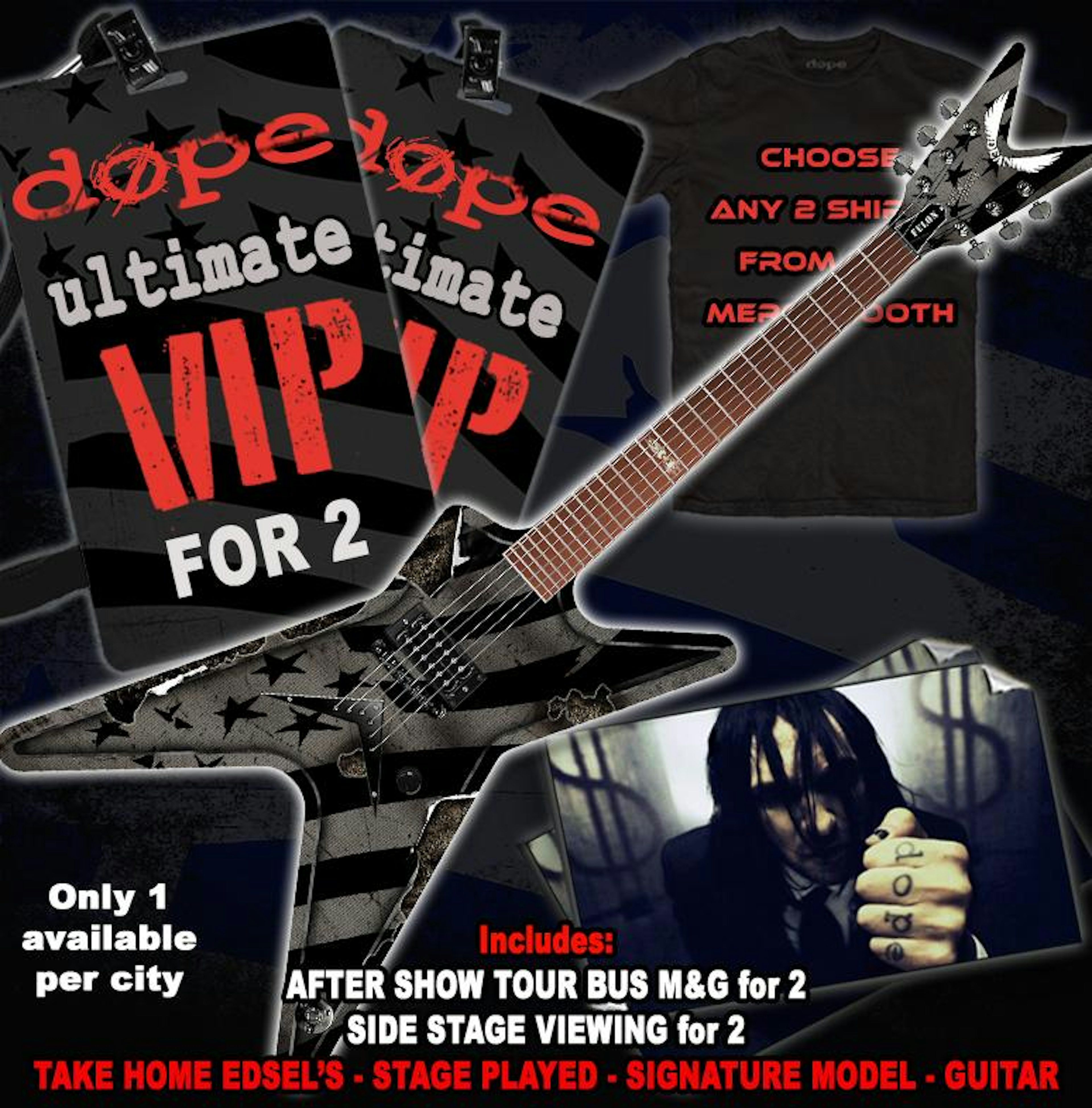 Dope Ultimate VIP Guitar & Bus Hang with Edsel, Virus, Acey and Dan