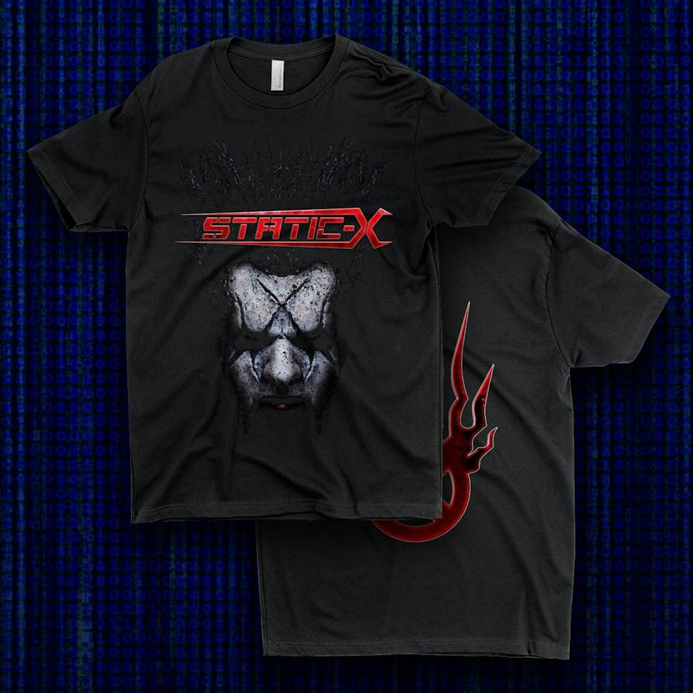 Static-X Xer0 Mask Shirts