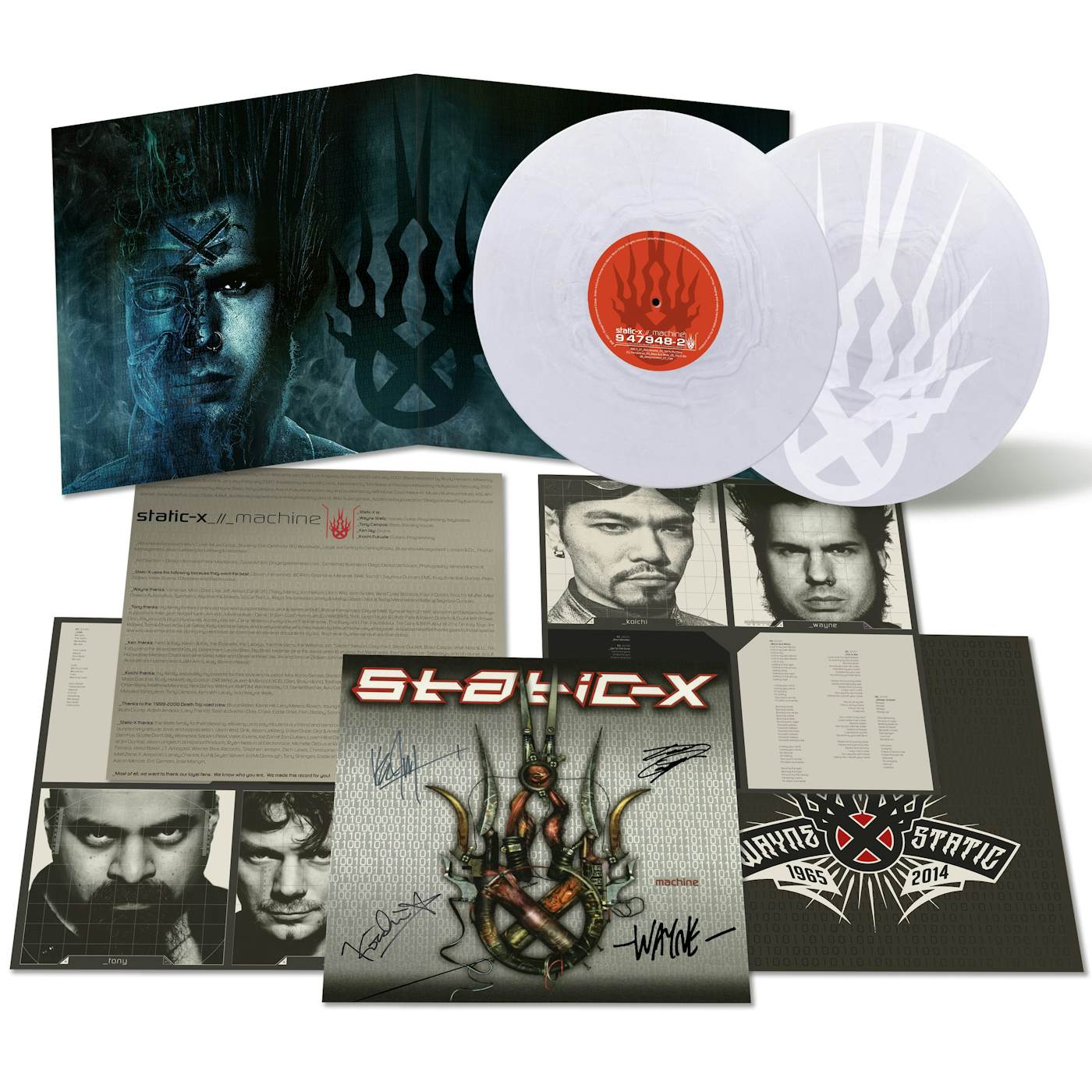 Static-X Machine (20th Anniversary Edition) Signed Vinyl