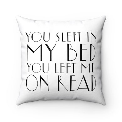 Conquer Divide Messy Lyric Square Pillow