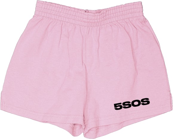 pink summer shorts