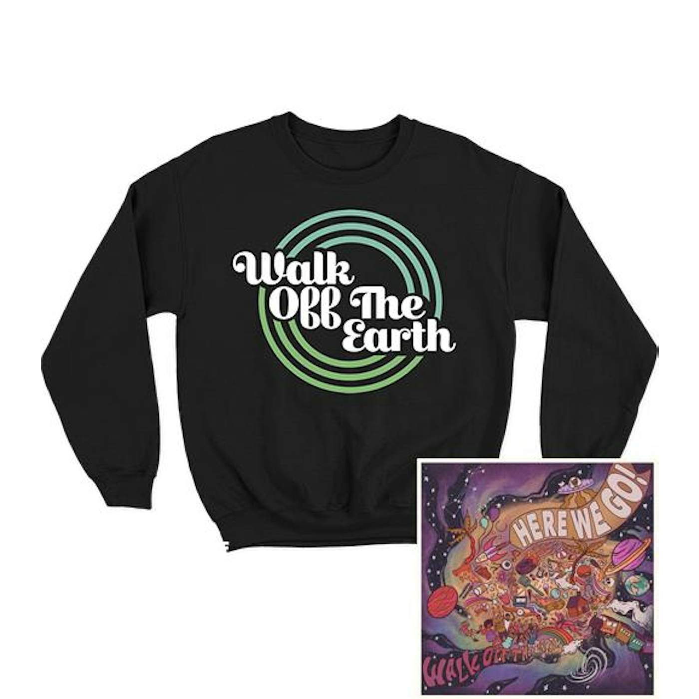 Walk Off the Earth Crew Neck Sweater + Digital Download