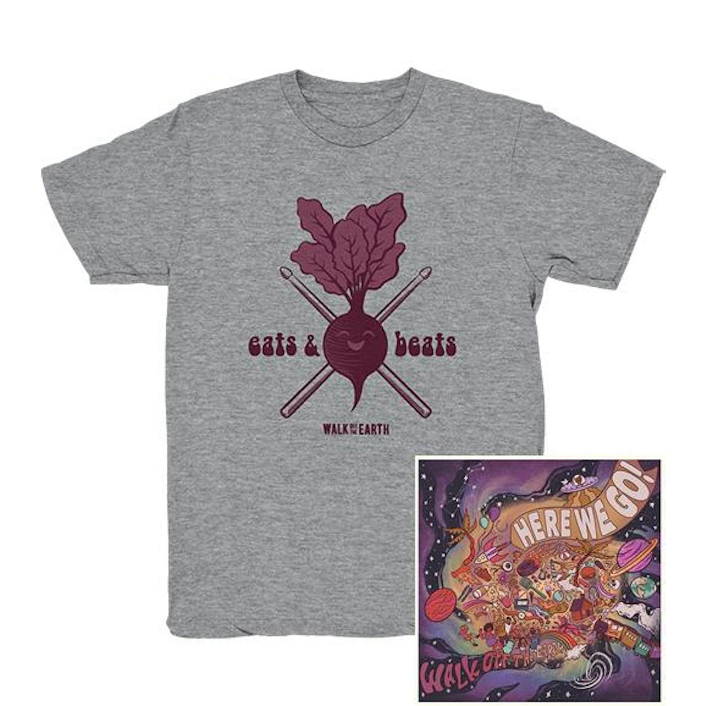 Walk Off the Earth Eats & Beats T-Shirt + Digital Download
