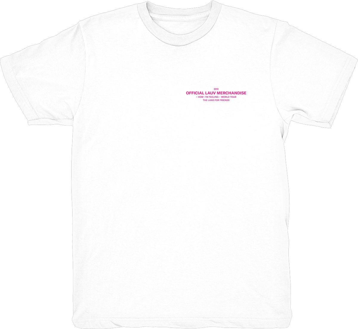 pink world tour merchandise