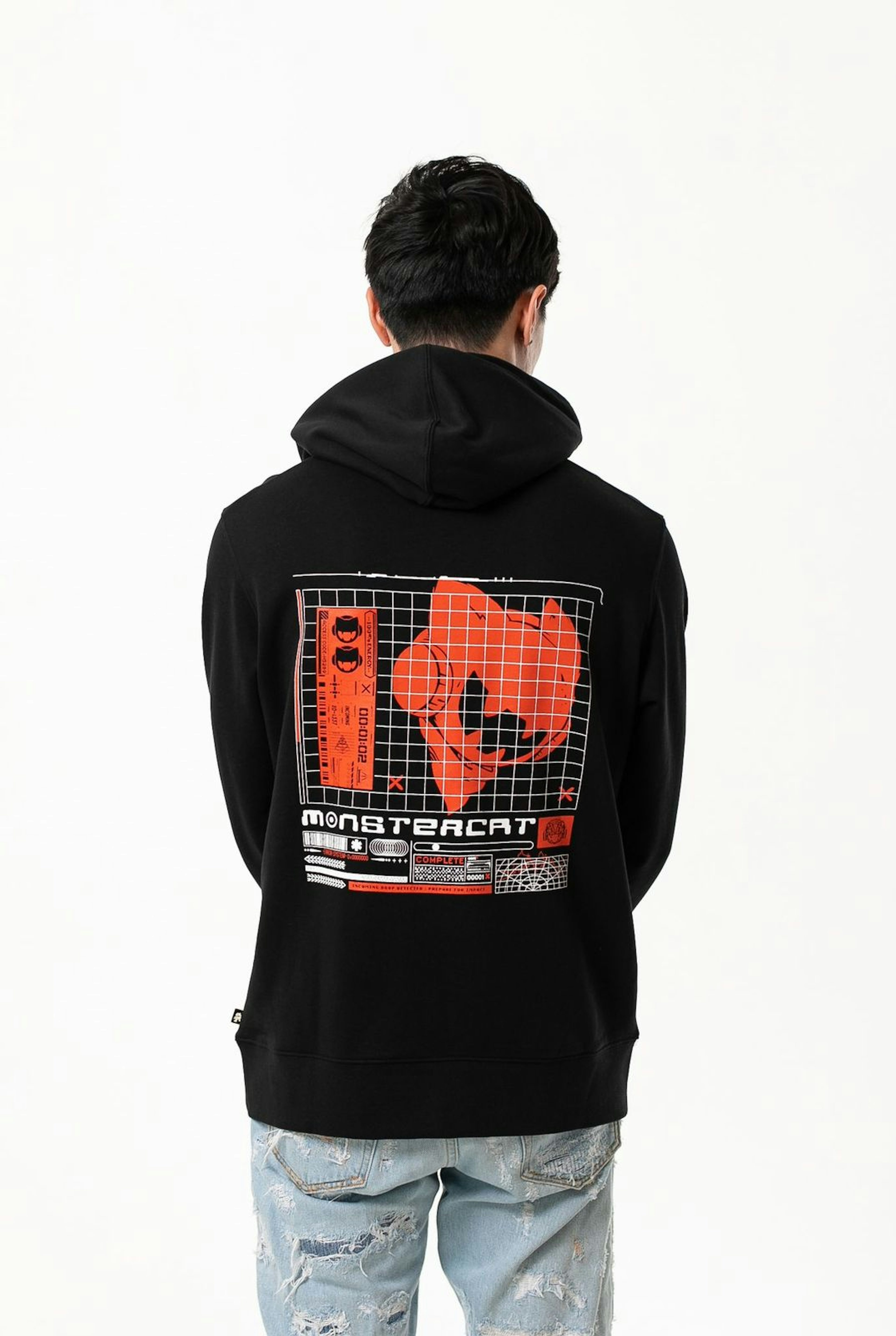 Monstercat Ctrl+A - Black Pullover Hoodie