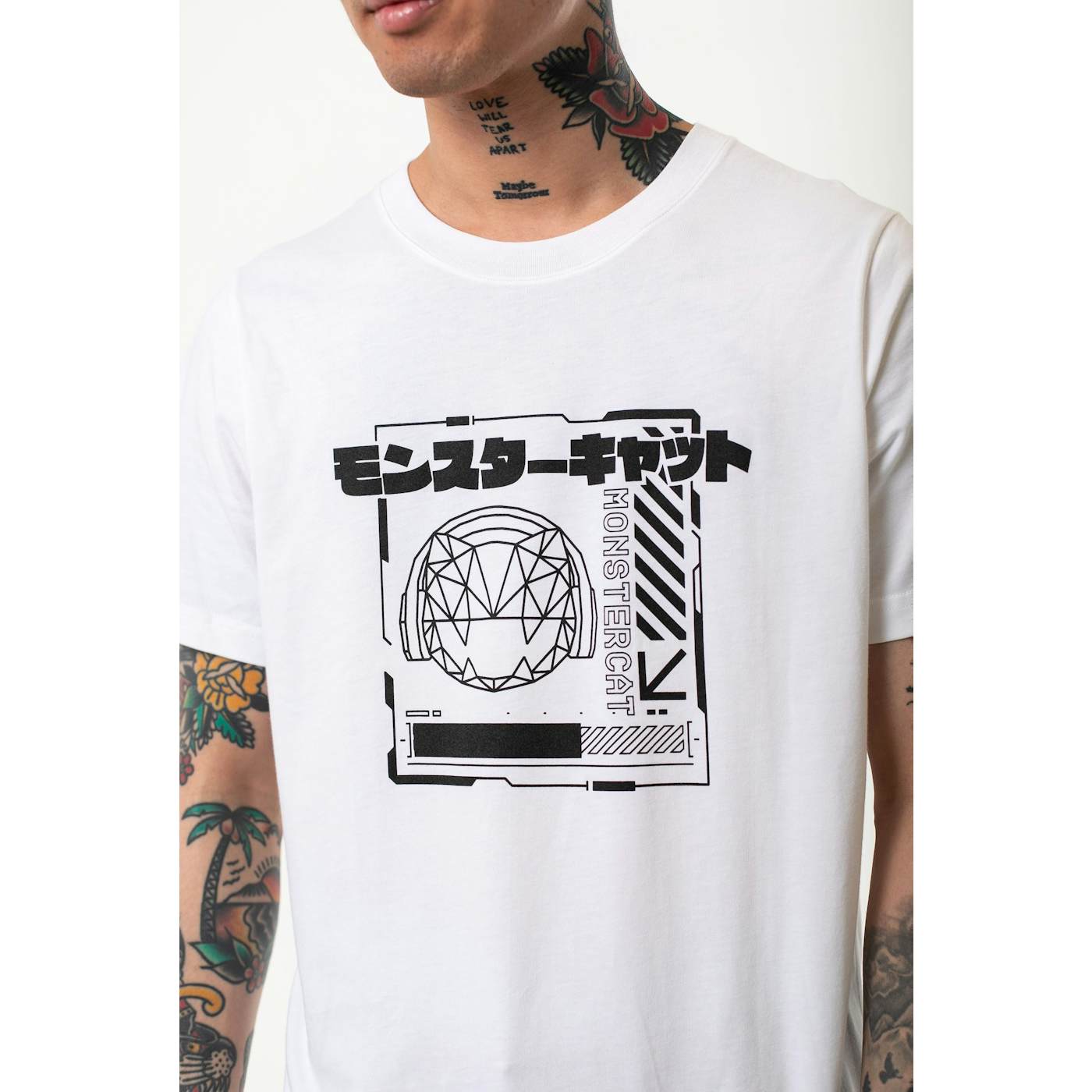 Monstercat Ctrl+N - White Short Sleeve T-Shirt