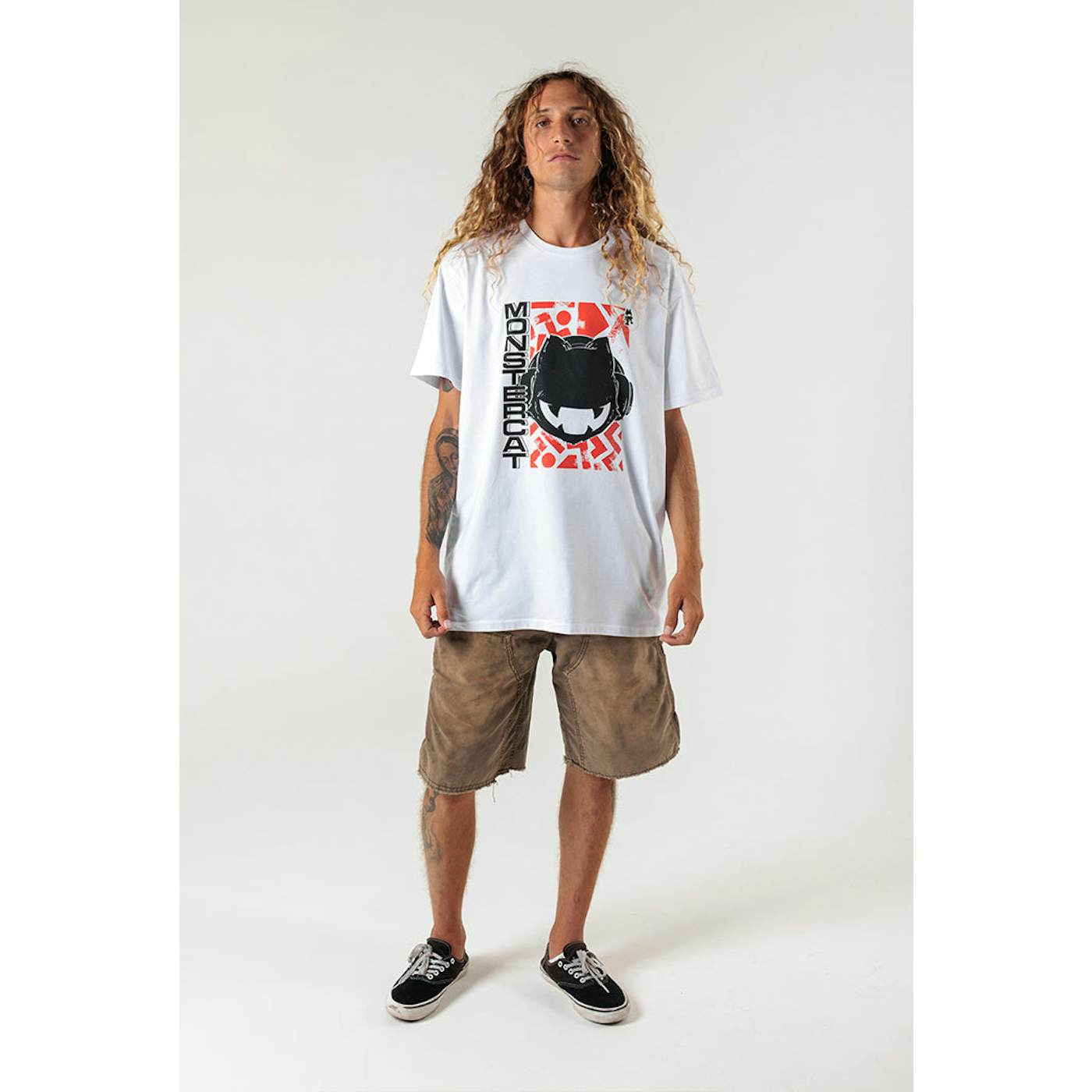 Monstercat RAGE - White Short Sleeve T-Shirt