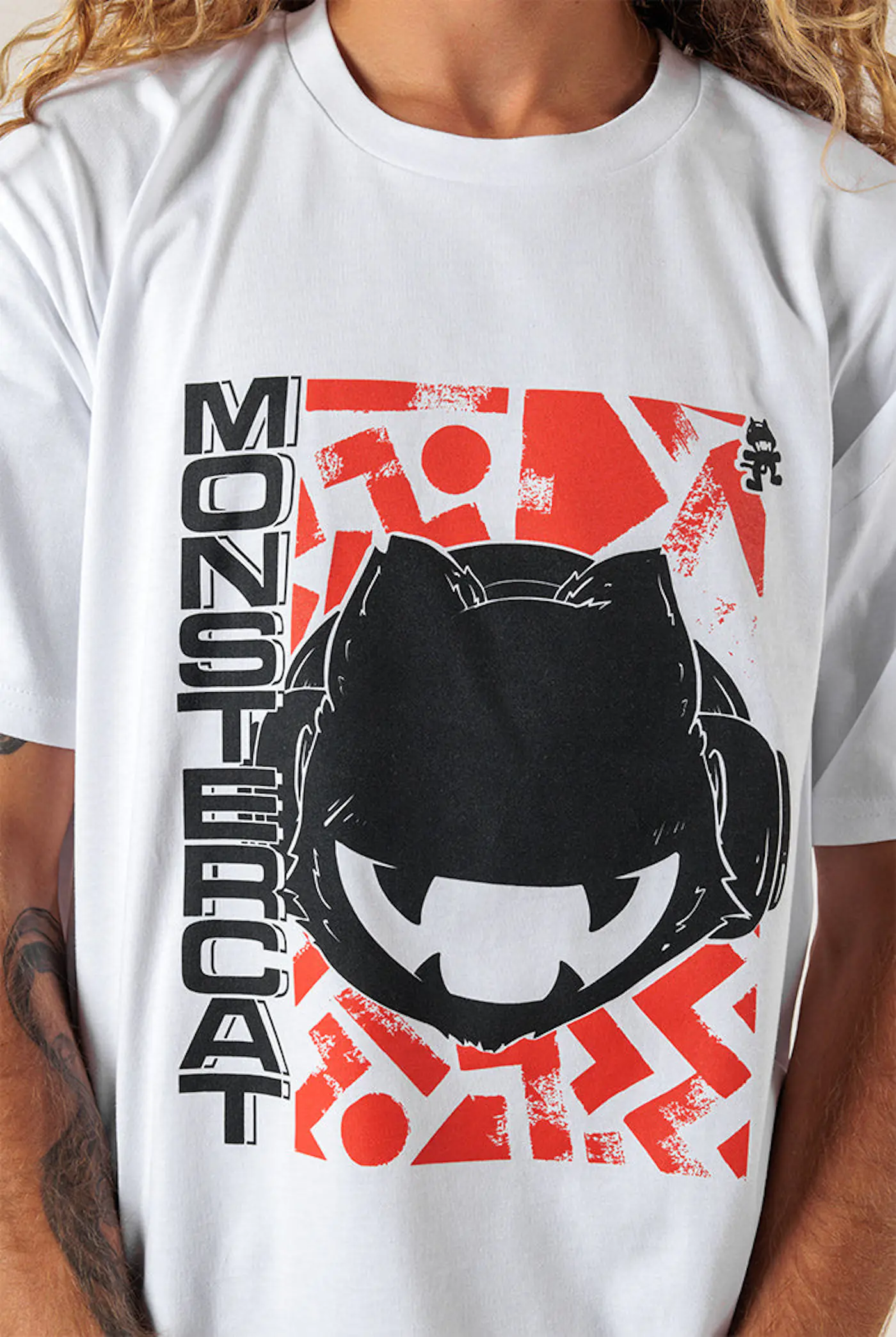 Monstercat RAGE - White Short Sleeve T-Shirt