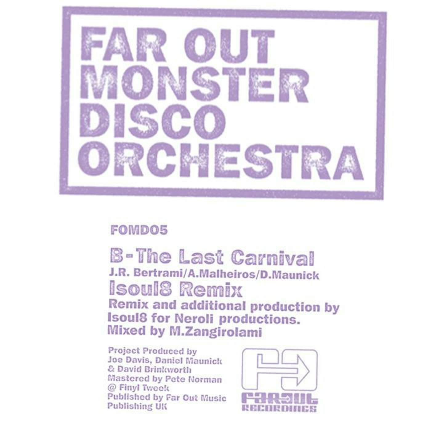 The Far Out Monster Disco Orchestra The Last Carnival (Remixes) [2011]