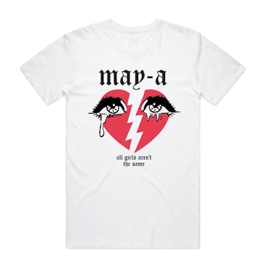 May-A All Girls Aren't The Same Tee (White)