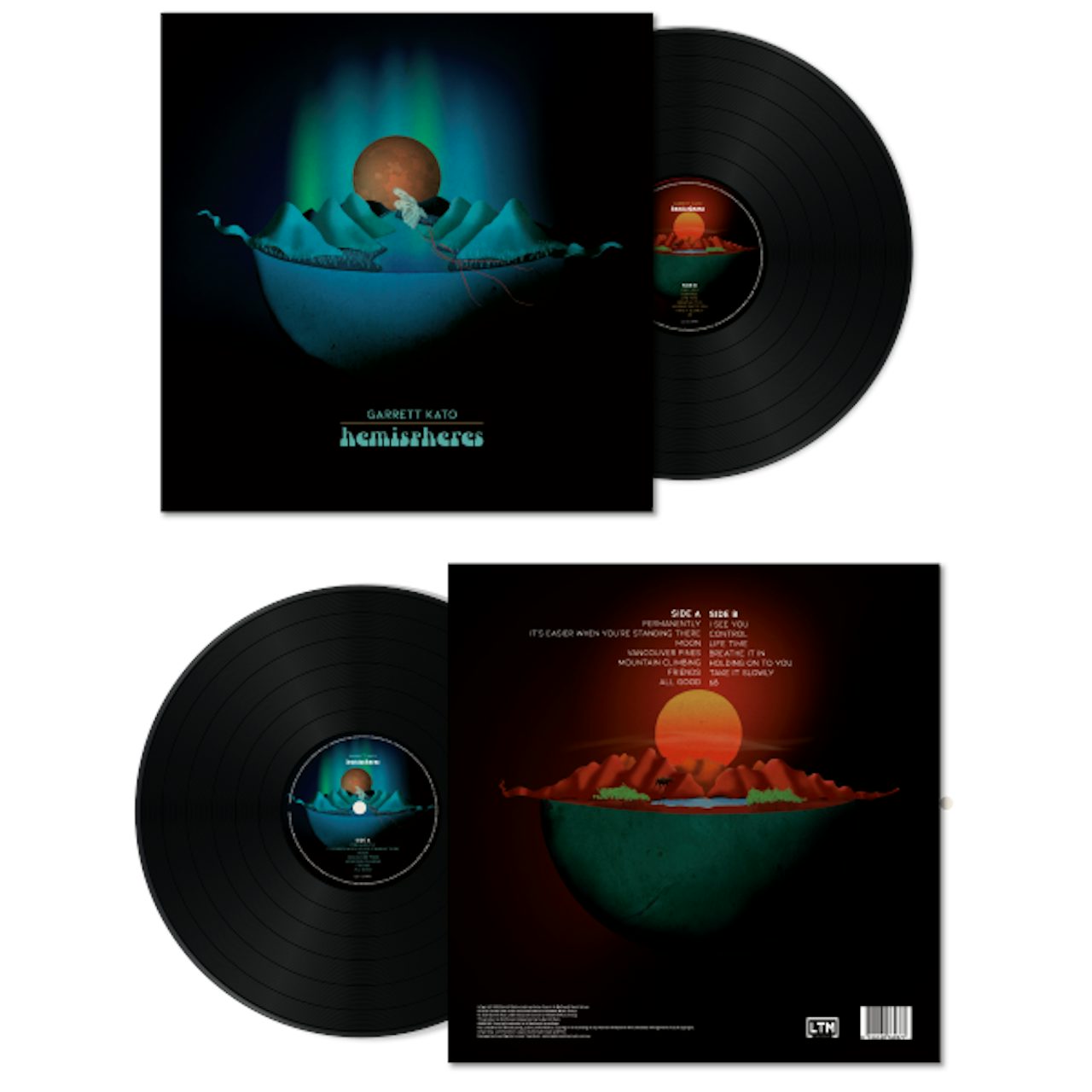 Garrett Kato Hemispheres 12 Vinyl Limited Edition Garrett Kato Hemispheres 12 Vinyl Limited Edition