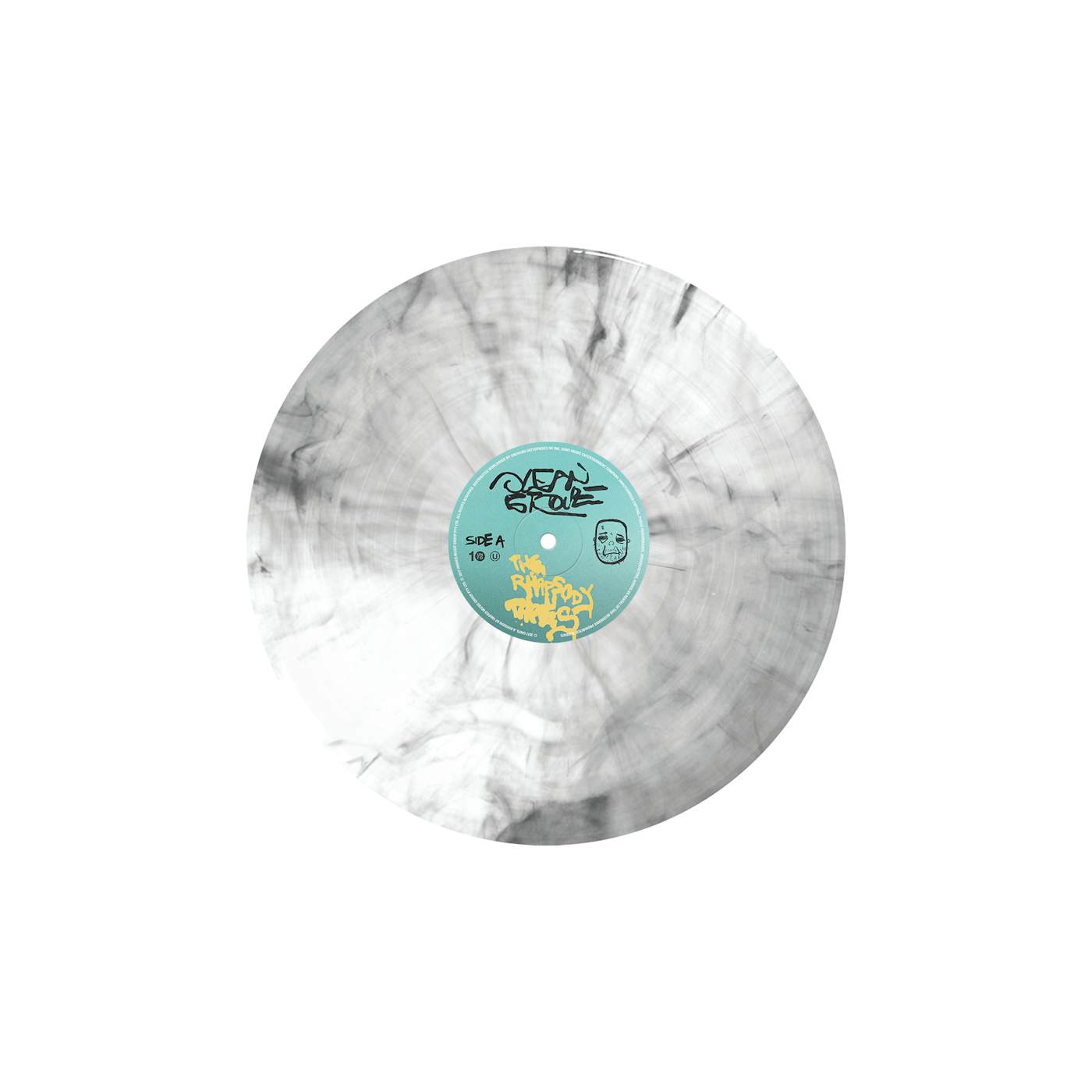 Ocean Grove Rhapsody Tapes 12" Vinyl (Glass Gloss White W/ Black Marble)