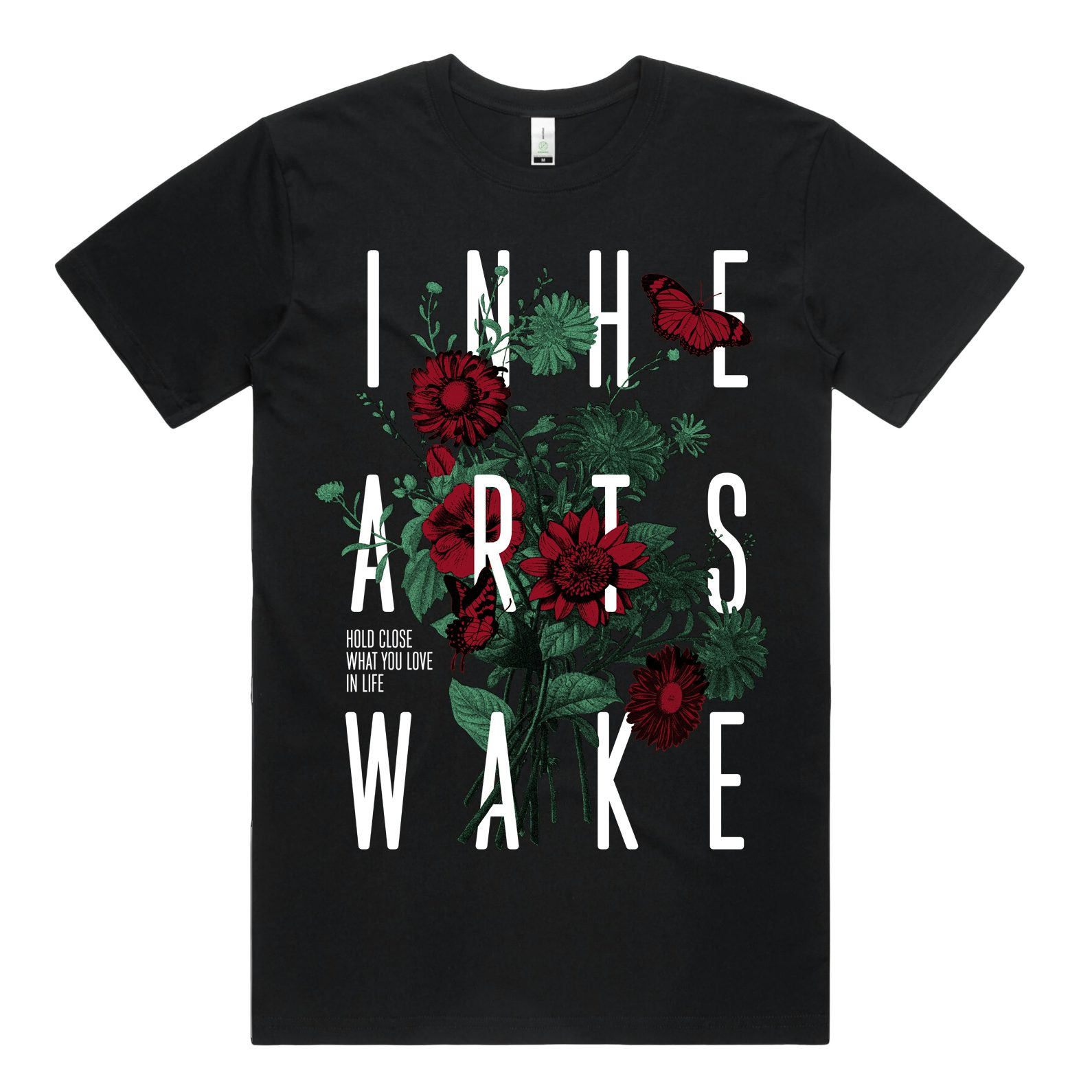 SWITCHBLADE/MELTED FLOWER LAYERED TEE-