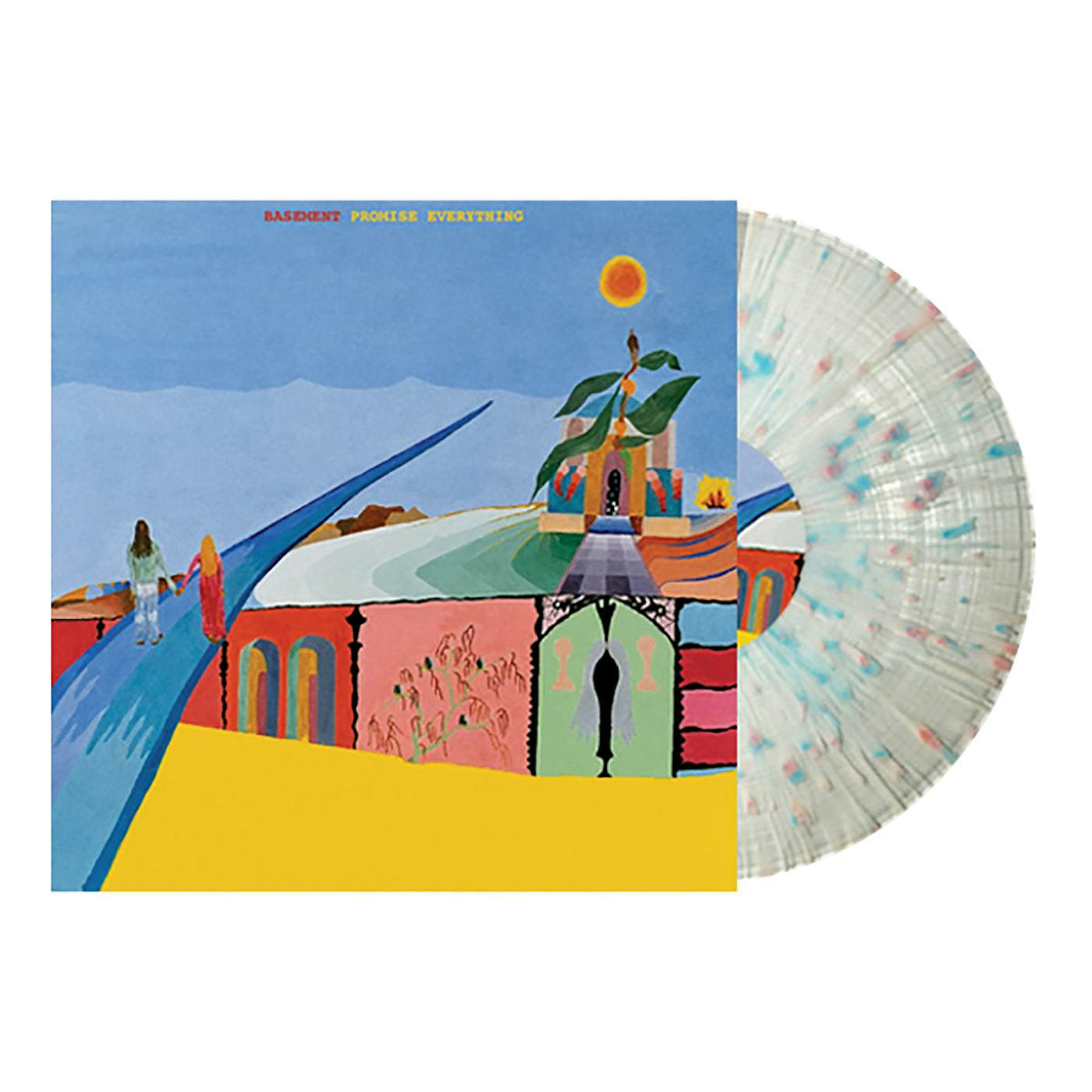 Basement Promise Everything 12" Vinyl (Clear with Blue/Pink Splatter)