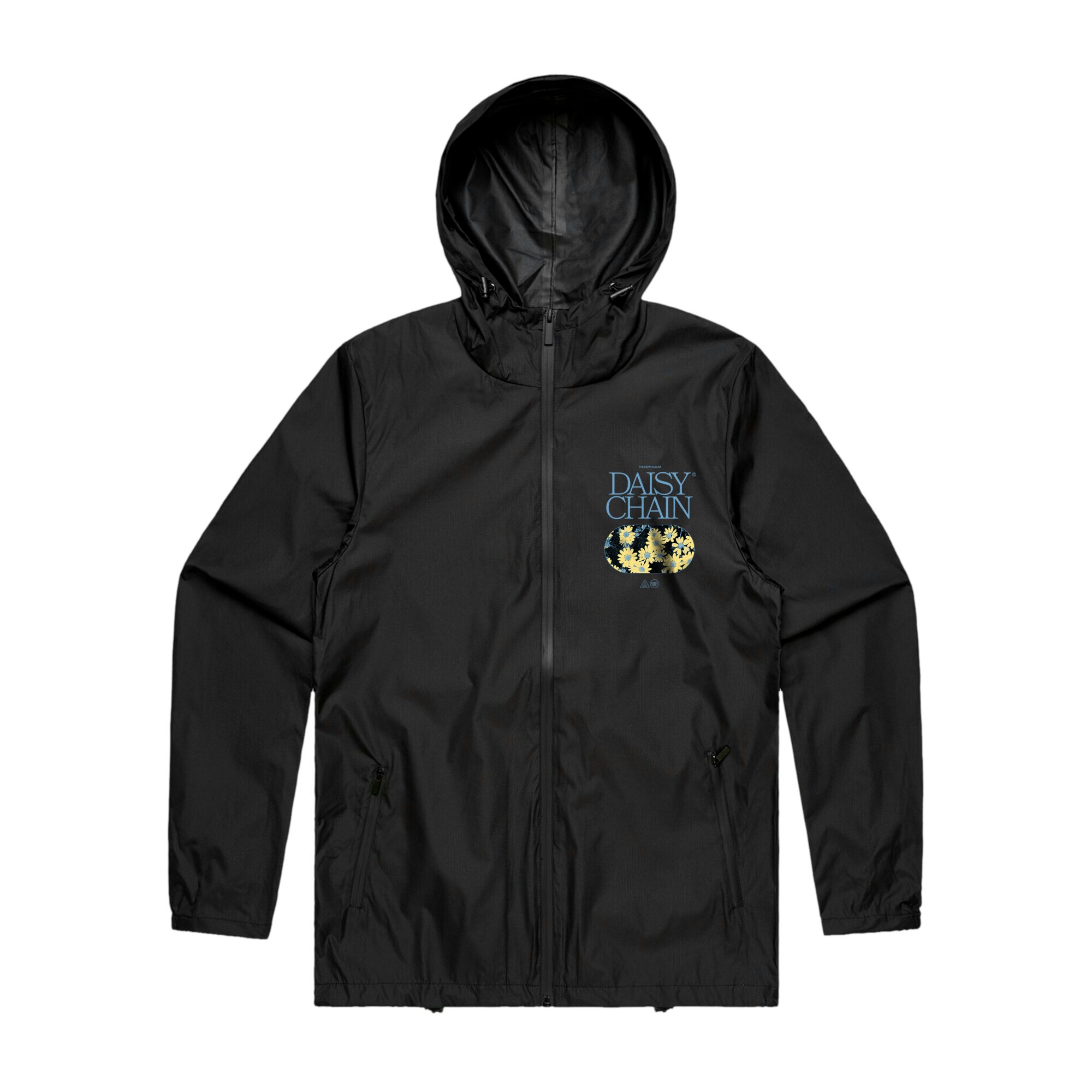 Slowly Slowly Daisy Chain Windbreaker (Black) + Album Digital Download