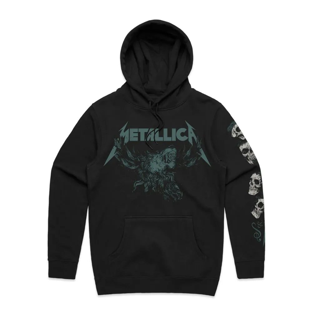 Metallica S M2 Skulls Hoodie Black