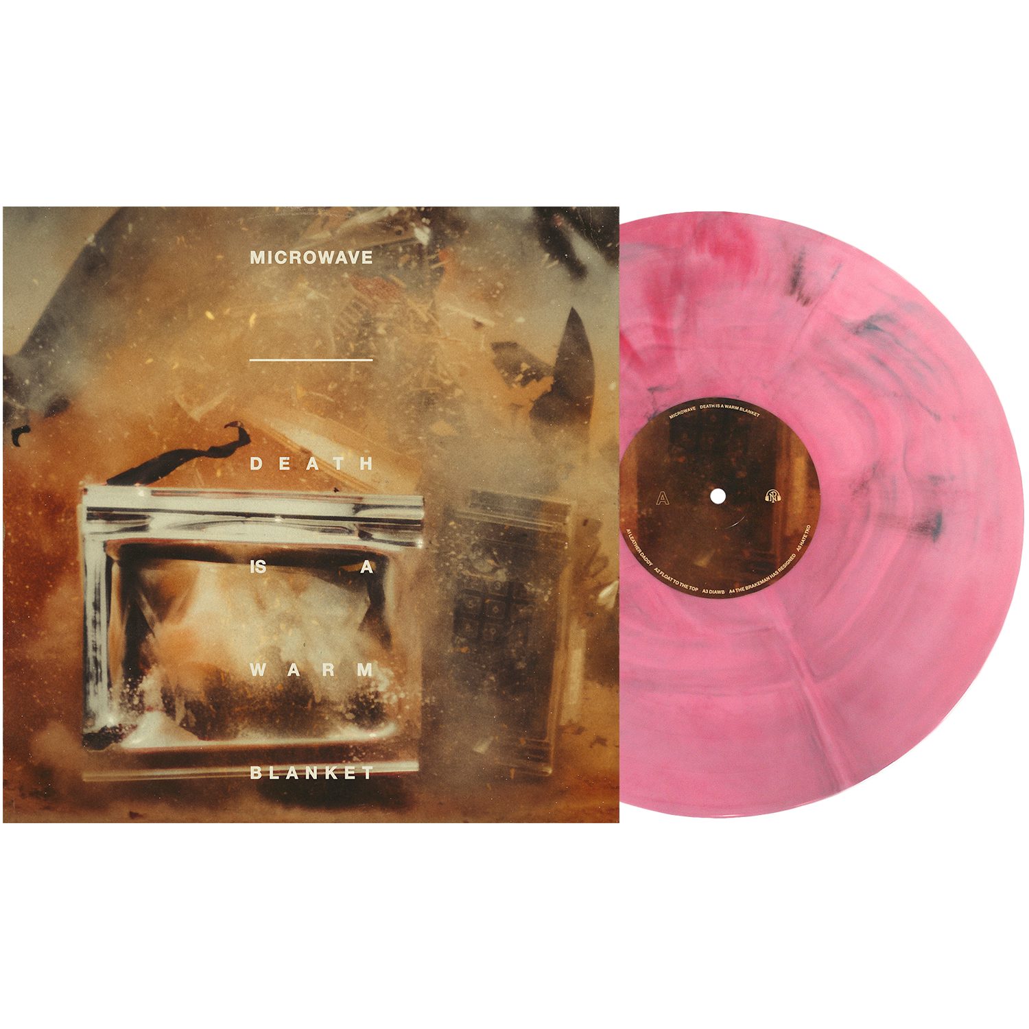 Microwave Death Is A Warm Blanket 12" Vinyl (Pink, Oxblood & Black Galaxy)