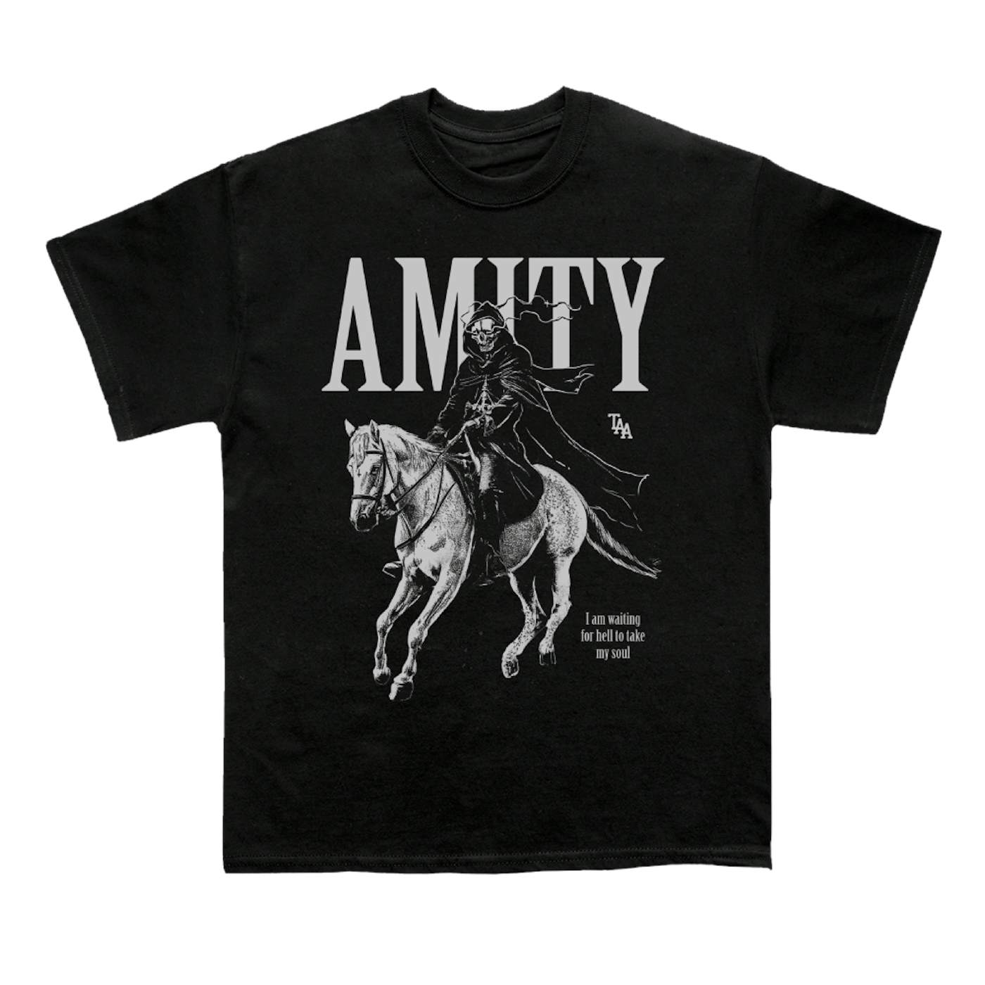 The Amity Affliction Riding Reaper Tee (Black)