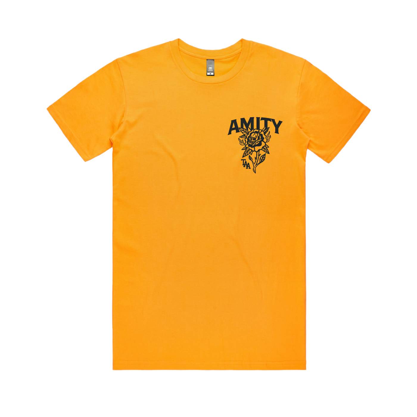 The Amity Affliction Flower Tee (Gold)