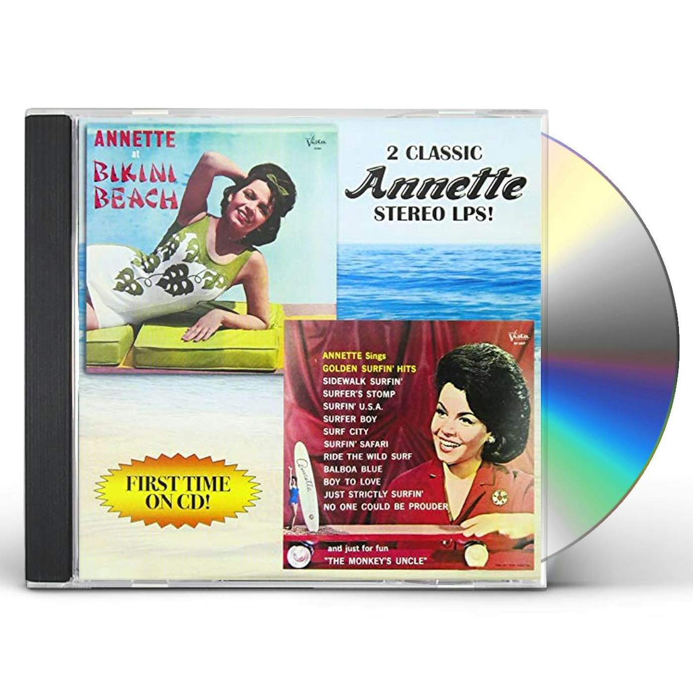 Annette Funicello ANNETTE AT BIKINI BEACH / GOLDEN SURF CD