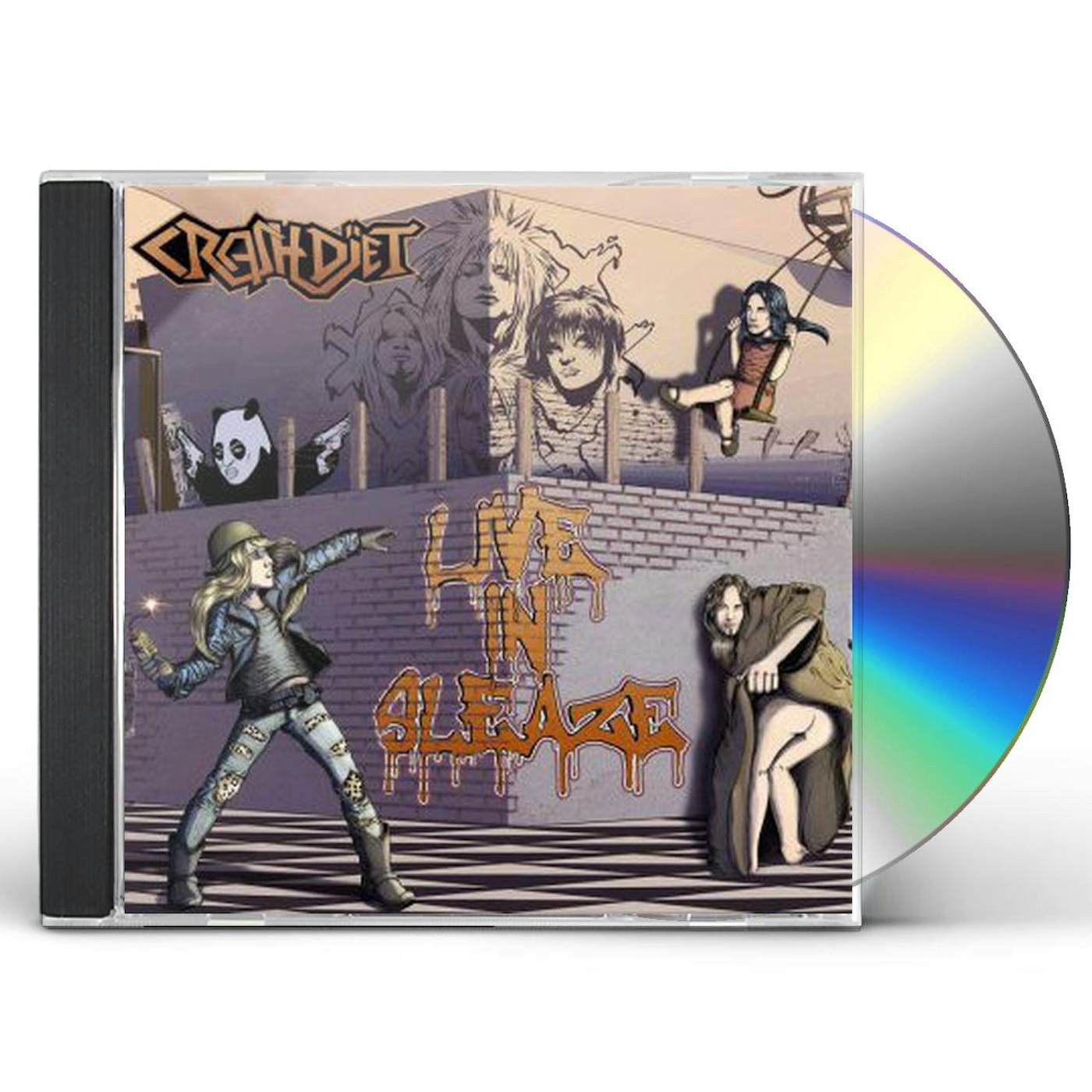 Crashdïet LIVE IN SLEAZE CD
