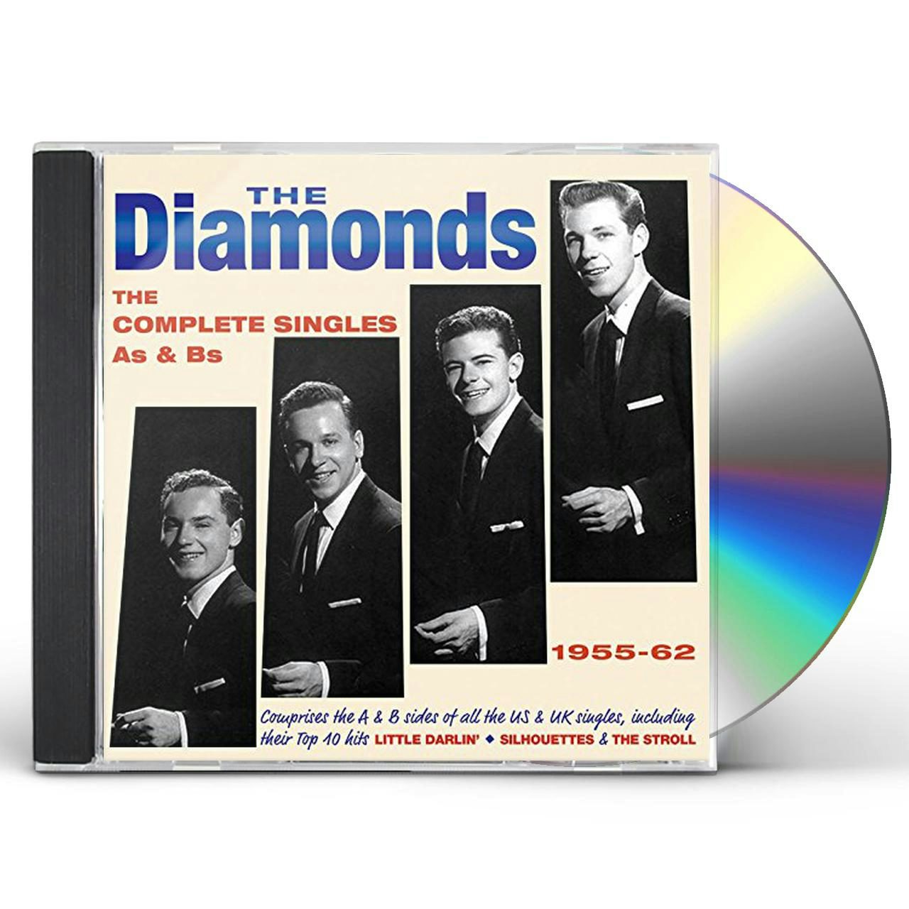 The Diamonds COMPLETE SINGLES AS BS 1955 62 CD