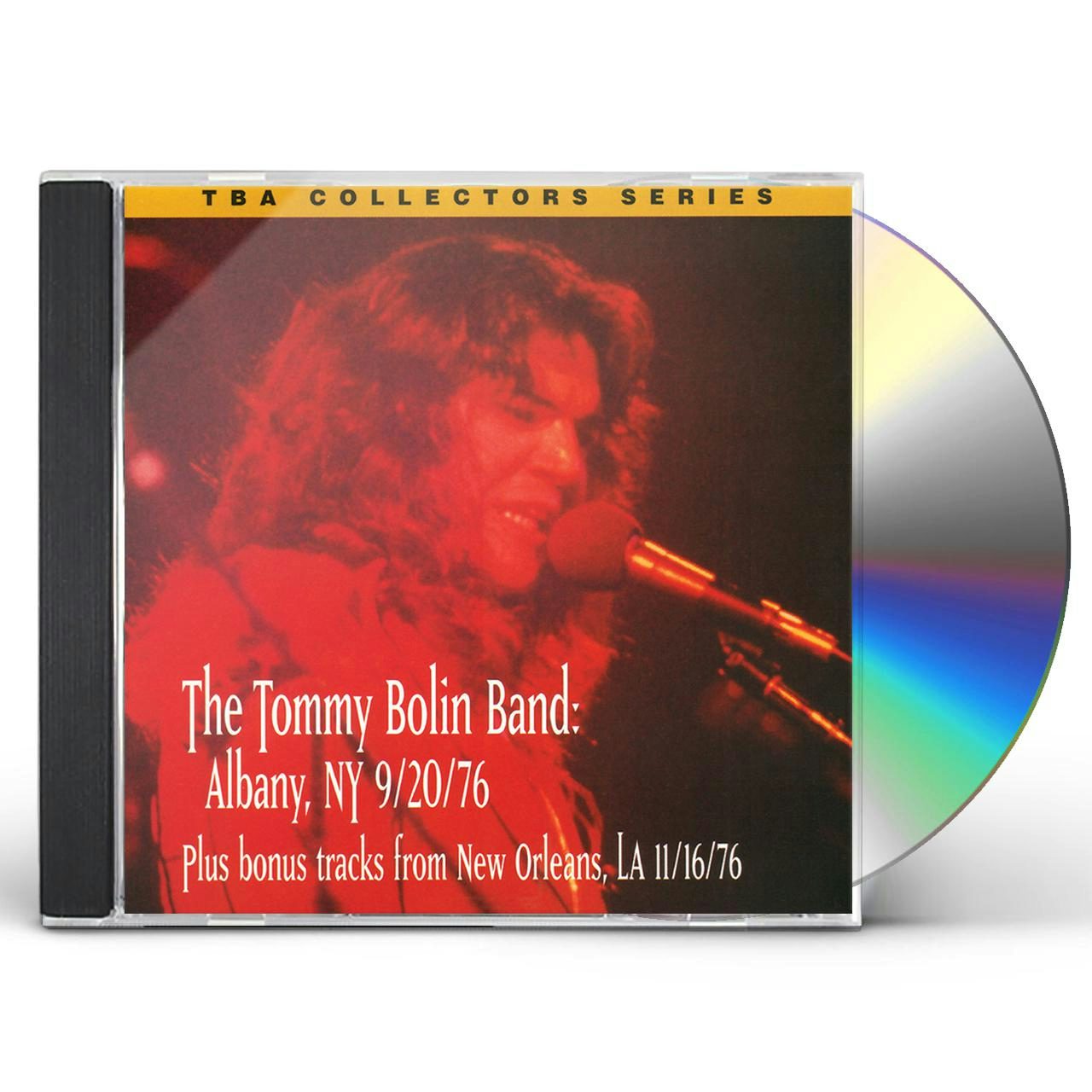 Tommy Bolin LIVE IN ALBANY 9-20-1976 CD