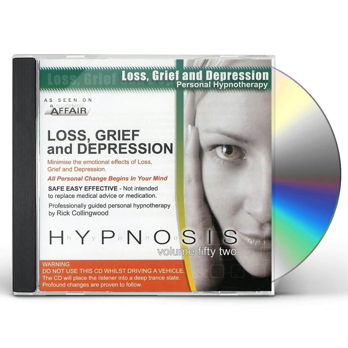 Rick Collingwood LOSS GRIEF & DEPRESSION HYPNOSIS CD