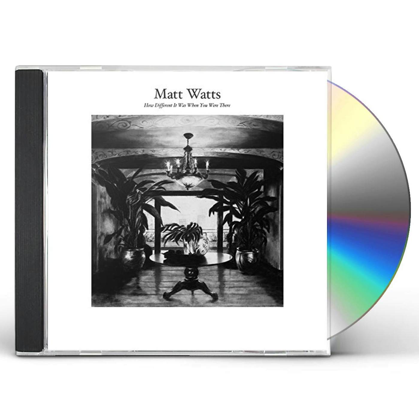 Matt Watts HOW DIFFERENT IT WAS WHEN YOU WERE THERE CD